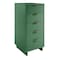 Manhattan Comfort Granville Tall 23.62 Narrow Dresser in Sage Green DR-5003 - alternate 3